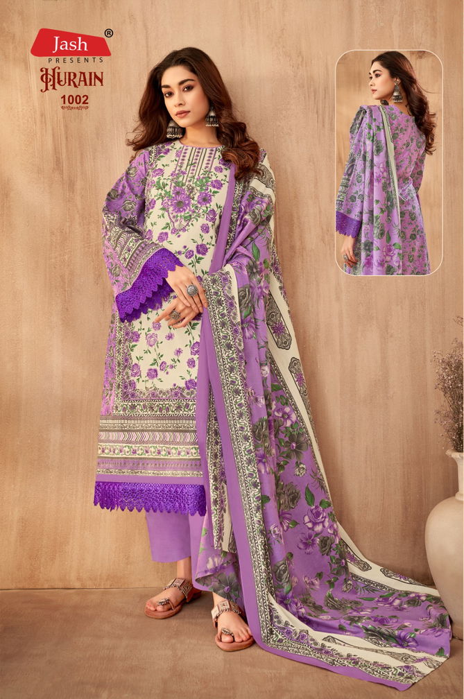 Hurain Vol 1 By Jash Printed Lawn Cotton Dress Material Wholesale Market In Surat
